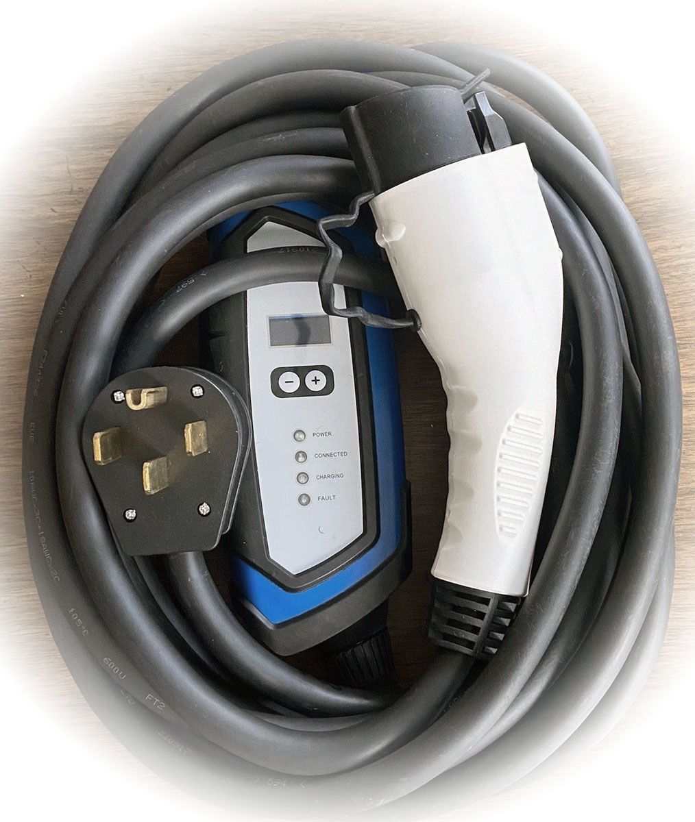 Lectron Level 2 Portable EV Charger (240 Volt, 21ft Cable, 32 Amp) NEMA 14-50 Plug, J1772