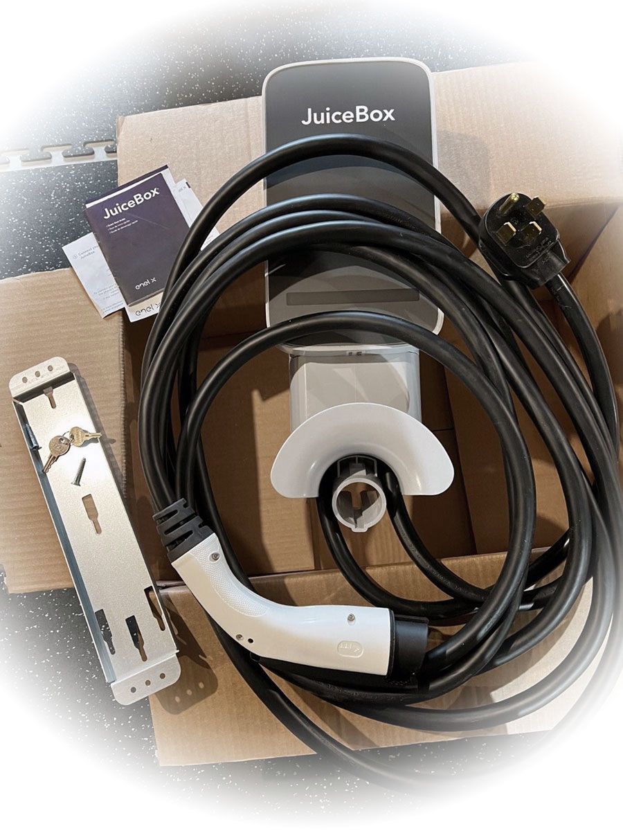 JuiceBox 40 Smart EV Home Charging Station (40 Amp, NEMA 14-50 Plug, 240 Volt, 25ft Cable), WiFi, Indoor/Outdoor charger, UL & Energy Star Certified