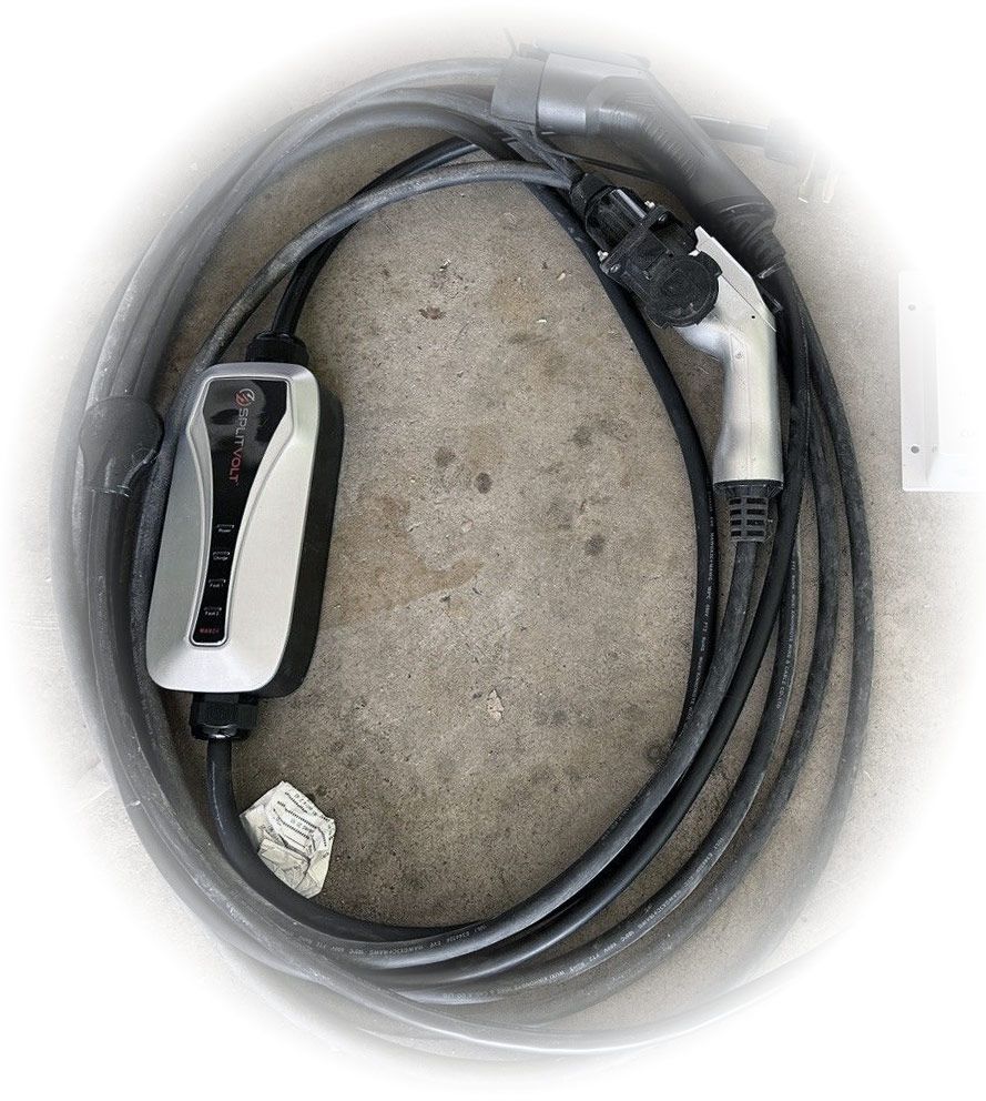 Splitvolt Level 2 Portable EV Charger 9.6 kW (240Volt, 16ft/4.8m Cable, 40 Amp) NEMA 14-50 Plug