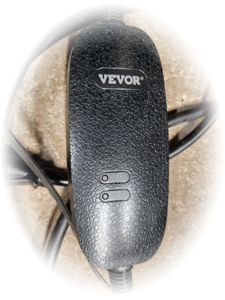 VEVOR 15 Amp Level 1 and Level 2 Portable EV Charger (110/240 Volt, 25ft Cable, 15 Amp) NEMA 6-20 Plug, NEMA 5-15 Adapter
