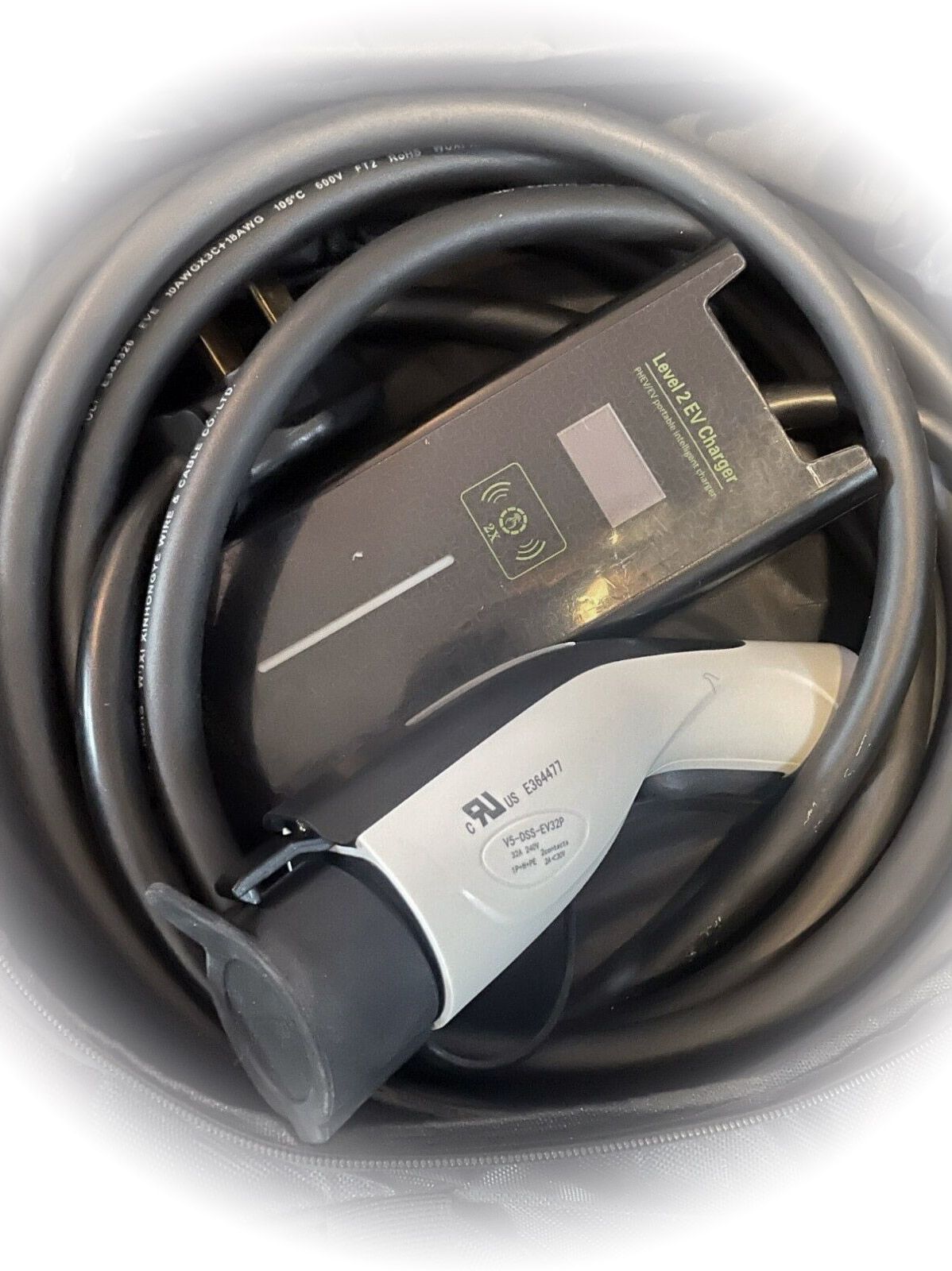 ZENCAR Level 1 Portable EV Charger 1.44 kW (120Volt, 20ft/6m Cable, 12 Amp) NEMA 5-15 Plug, Timing Delay