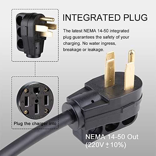 Morec EV Charger 16A 3.68KW NEMA6-20 Plug with Adapter for NEMA 5-15, –  MOREC.us