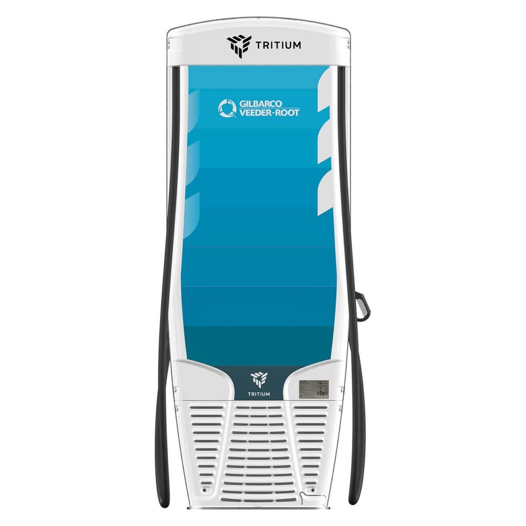 Gilbarco Tritium RT50 DC Charging Stations, Fast Charge Dual EV • EV Adept